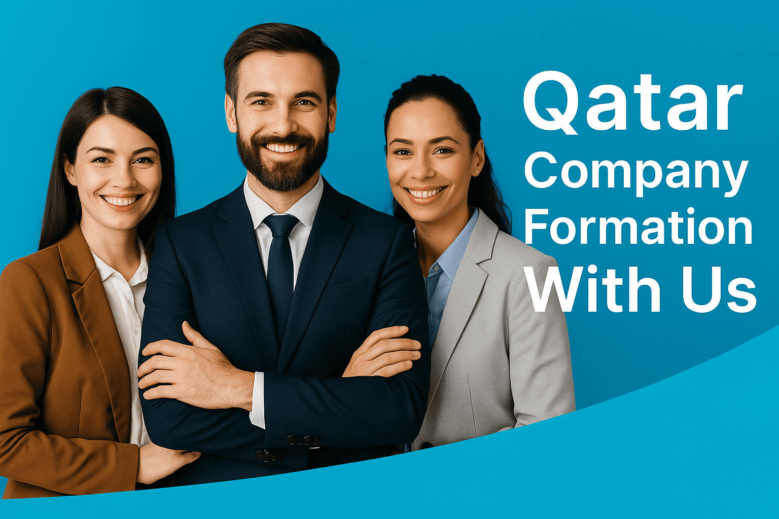 Doha skyline for business setup in Qatar